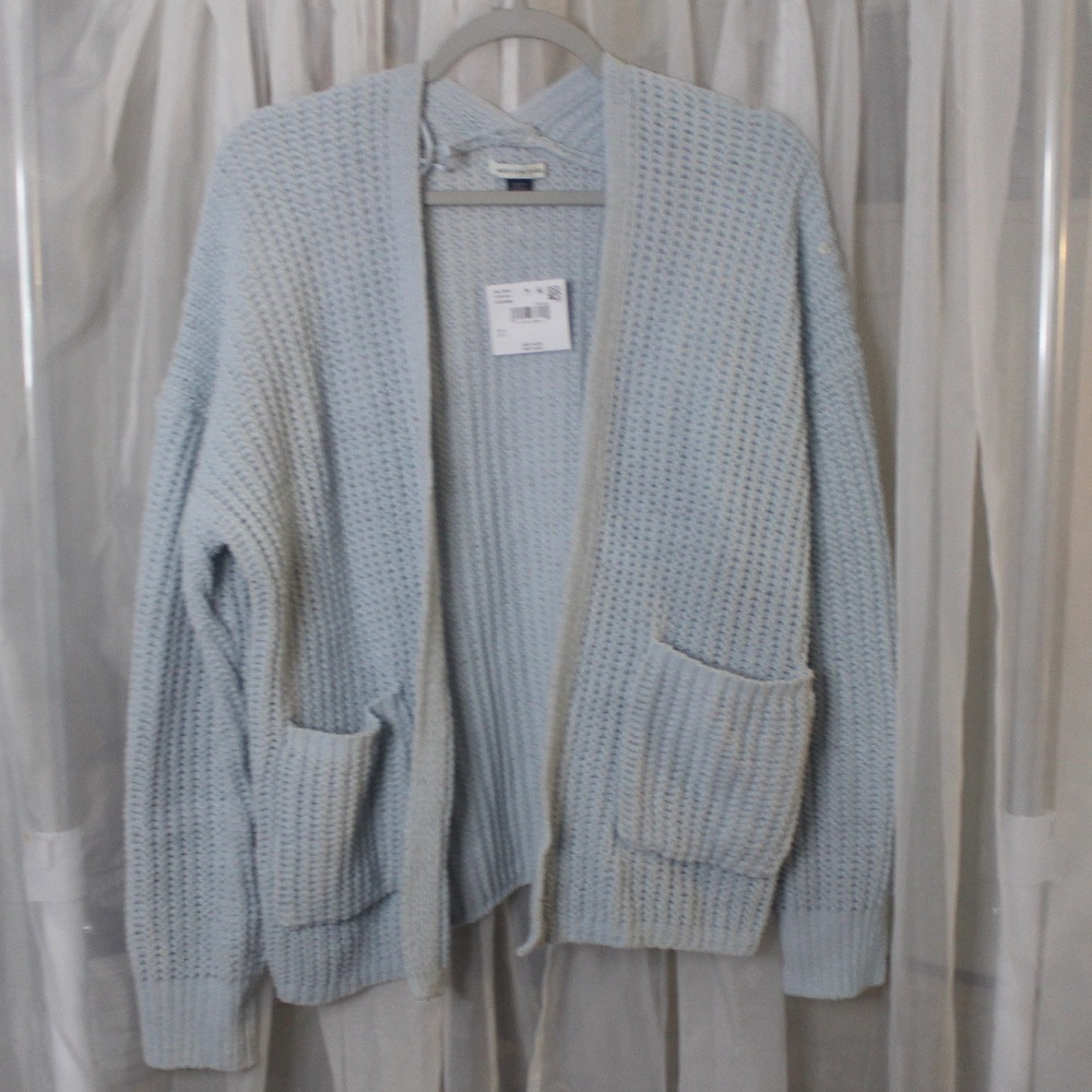 (NWT) Women's Blue American Eagle Comfy, Oversized Knit Cardigan in Sz (SM)